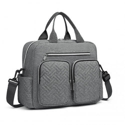 EQ2248 - Kono Durable And Functional Changing Tote Bag - Grey